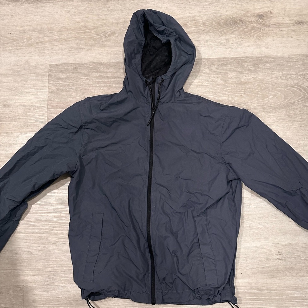 Blue Windbreaker